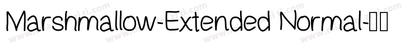 Marshmallow-Extended Normal字体转换